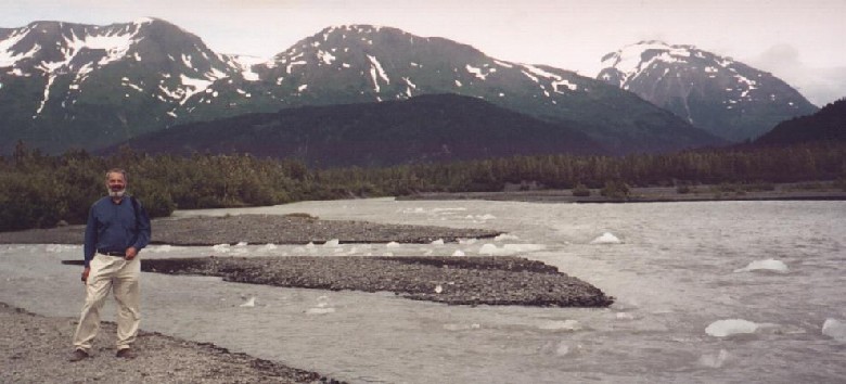 Ice floes in the Resurrection River.